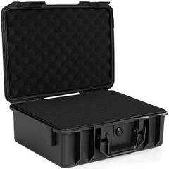 TORIBIO Hard Carrying Case with Customizable Foam, Microphone Case Portable Prot