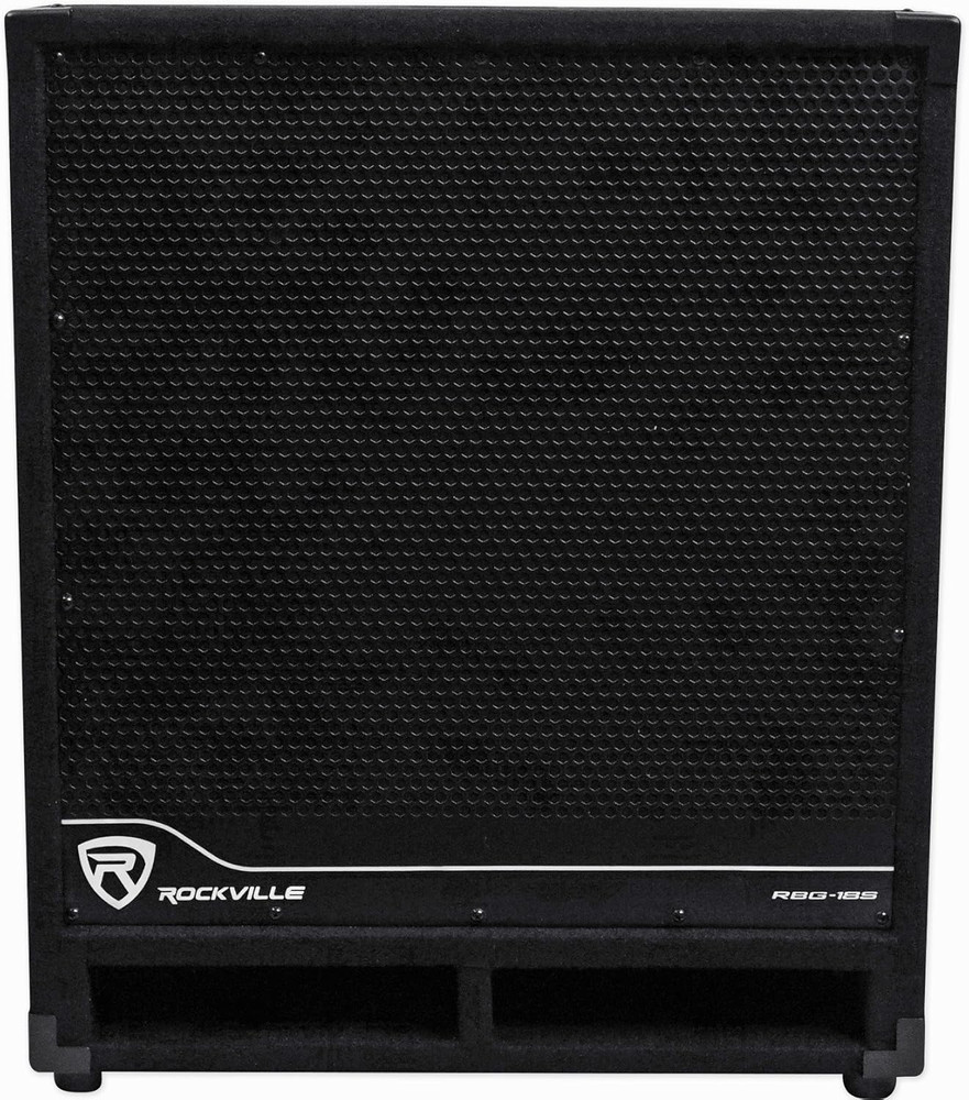 RBG18S 2000W Peak/500W RMS 18″ Active Powered PA Subwoofer, DSP and Limiter, Adj