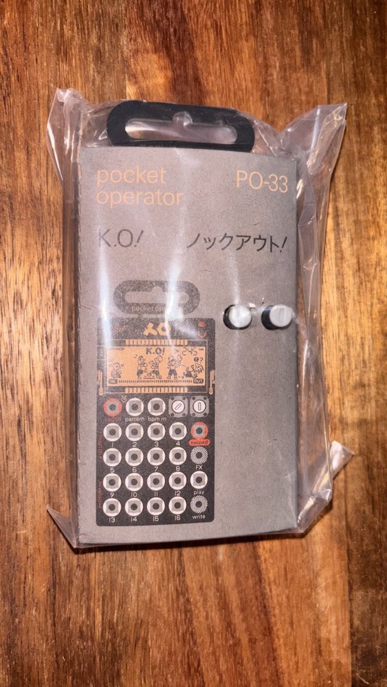 Teenage Engineering Pocket Operator PO-33 KO! Sampler/Sequencer