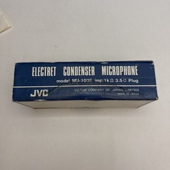 JVC Electret Condenser Stereo Microphone Model MU-203E – IMP 1k – Excellent