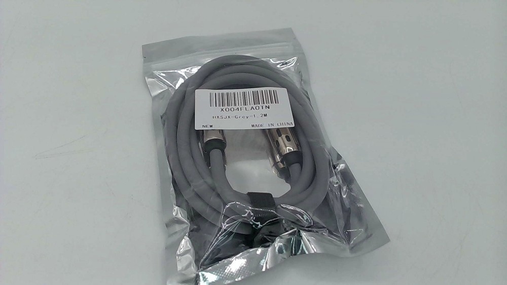 XLR Microphone Cable Male To Female 3-Pin Mic Audio Lead Grey 1.2M