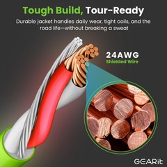 8-Channel XLR Snake Cable (10 ft) – 100% Oxygen-Free Copper Snake Wire, Chann…