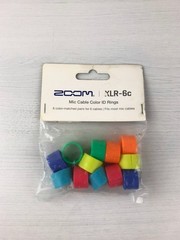 Zoom XLR-6c Mic Cable Color ID Rings – 6 Pair of Rings – Brand New