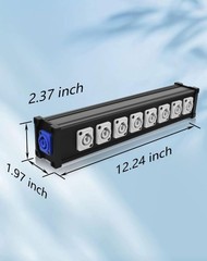 8 Channel PowerCon Breakout Cable for Stage Lights, LED Screens, Pro Audio & Mor