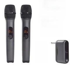 WIRELESSMICAM 2 Wireless Dynamic Microphones With Dual-Channel Receiver