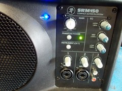 Mackie SRM150 Compact Active PA System Speaker TESTED WORKING