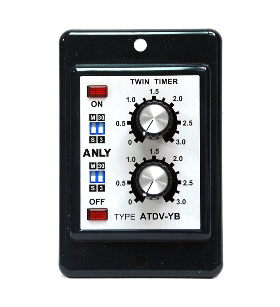1pc Industrial Twin Timer ATDV-YB 3S 30S 3M 30M DC24V 24V ANLY Taiwan