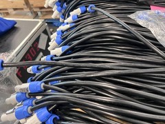 Third-party Offbrand PowerCon AC Cables Bulk Lot 3-Conductor Grounding ProAV Pro