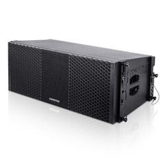 Sound Town ZETHUS 4x Dual 10″ Powered Line Array Speaker Set & Frame ZS-210BPWX4