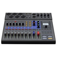 Zoom LiveTrak L6max 12-Channel Portable Digital Mixer and Recorder, Black