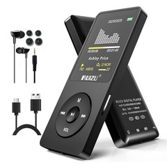 MP3 Player with Bluetooth 5.3, Portable Music Player for Kids 64GB Black