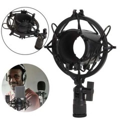 Universal Mic Microphone Shock Mount Clip for Home Studio Podcast Recording