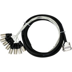 Rapco Horizon DA88XM10 Analog DB25XLRM Patch Snake 5 ft.