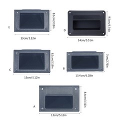 Thickened ABS Recessed Speaker Handle Grasp for Stage Box Quick Installation