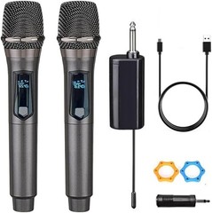 Wireless Microphone, Rechargeable Fixed Frequency Wireless Dual Microphone,Ha…