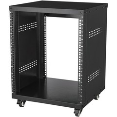 Uimoso 12U AV Rack Stand 500 lbs Capacity Network Stereo Recording Studio Rack
