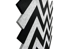 Polyester Acoustic Planks (24pk) Decorative 3D Wall Art Sound Absorbing 3 Colors