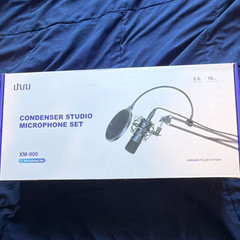 Uhuru XM-900 Condenser Microphone Cardioid XLR Stand Pop Filter Shock Mount