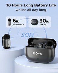BOYA Mini USB-C Wireless Lavalier Microphone for Andriod iPhone 16/15, Ultra …