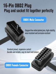 16-Pin OBD2 Automatic Retractable Extension Cable for OBDII Diagnostic
