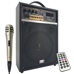 150 Watts 6.5″ Rechargeable Guitar Speaker Amp Combo SD USB Bluetooth MIC