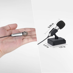 Mini Portable Vocal/Instrument Microphone for Voice Video Recording Singing,Vlog