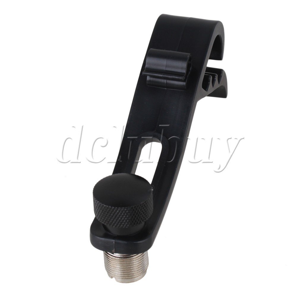 2pcs Black Plastic Metal Drum Shockproof Clip New Type