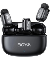 BOYA Mini 2 Wireless Lavalier Microphones for Iphone 15/16/17 & Android, AI Nois