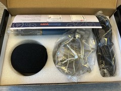 Excelvan Large Diaphragm Wired Condenser Microphone Studio Recording Black Silv…