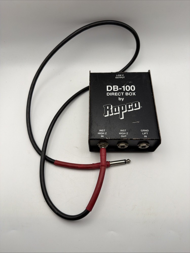 Rapco DB-100 Direct Box Used Works + Cable