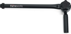 Gator Frameworks Adjustable Angled Mini Boom Arm with Interlocking Black