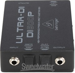 Behringer Ultra-DI DI600P 1-channel Passive Microphone / Instrument Direct Box