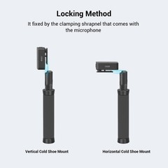 Interview Mic Handle, Stretchable Mic Handle for RODE Go, for DJI, for Hollyl…