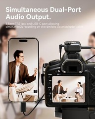 Hollyland Lark M2S Combo (Camera/USB-C/Lightning) Wireless Lavalier Microphone