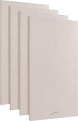 Acoustic Panels, 4 Pack ROOM KIT, Large, 46″ X 23″, Natural