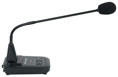 Rockville CH-MIC70 Push To Talk Commercial Gooseneck Paging Microphone w/Chimes
