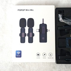3 in 1 Wireless Lavalier Microphone iPhone Android Camera Lapel Mic System