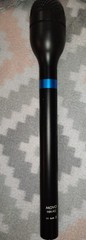 Movo HM-M2 HM-M2 Wired Handheld/Stand-Held Microphone, Black w/ Blue Band