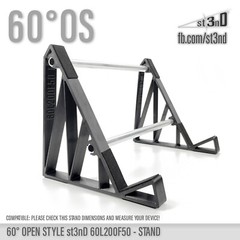 UNIVERSAL STAND for SYNTHS / CONTROLLERS / FX – 60° – Open Style – 60L200F50