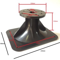 9.5″x7″ Oval ABS Screw-On Horn For Assorted Exit Driver 26mm Throat Shinny S-304