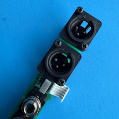 Mackie Mixer 1202-VLZ Pro Used Part: Main Output XLR TRS Socket Circuit Board
