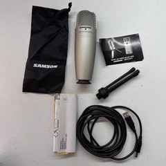 Samson C01U USB Studio Condenser Microphone With Original Box & Accessories