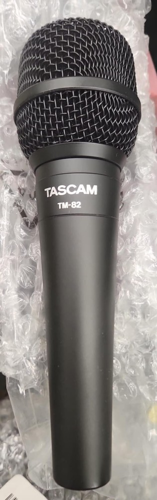 Used No Box TASCAM TM-82 Dynamic Microphone for Vocals and Instruments