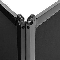 48″x 25″ White+Black DJ Foldable Facade Portable Event Booth Panels w/Carry Bag