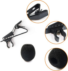 18Pcs Lapel Microphone Clips Replacement Kit6Pcs Lavalier Mic Clips Metal Tie