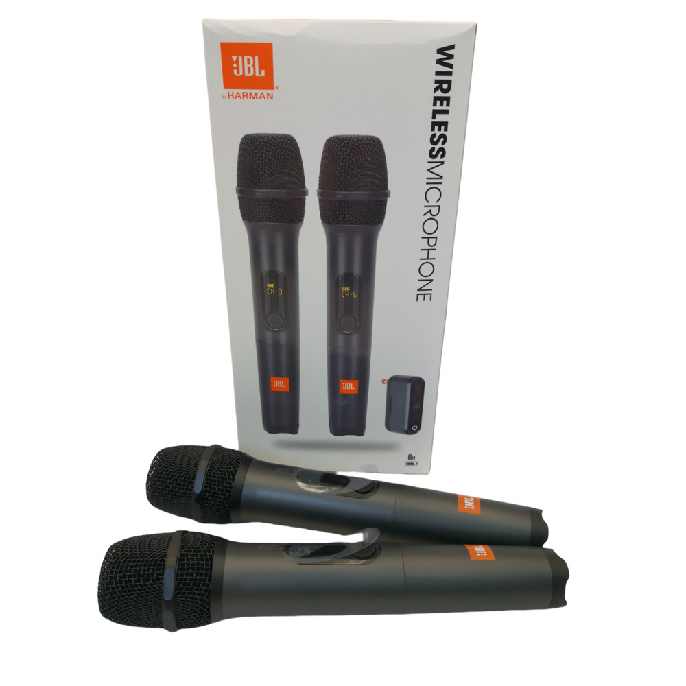 JBL Wireless IN BOX Two Microphone System with Dual-Channel Receiver SEALED