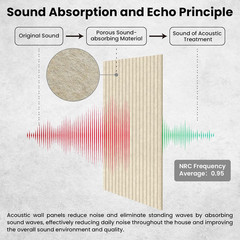 Large 10 Pack Acoustic Foam Panels – Soundproofing for Media Room & Studio