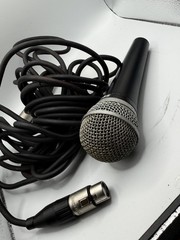 Shure PG58 Wired Dynamic Microphone with XLR Cable Used