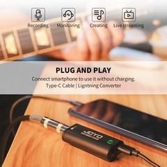 JOYO Mini Guitar Audio Interface Pocket Internal Recording Sound Card Portable