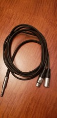 PAIR Pro Co MusicMover 10ft 1/4in TRS Male to XLR Male & XLR Female Cables USA
